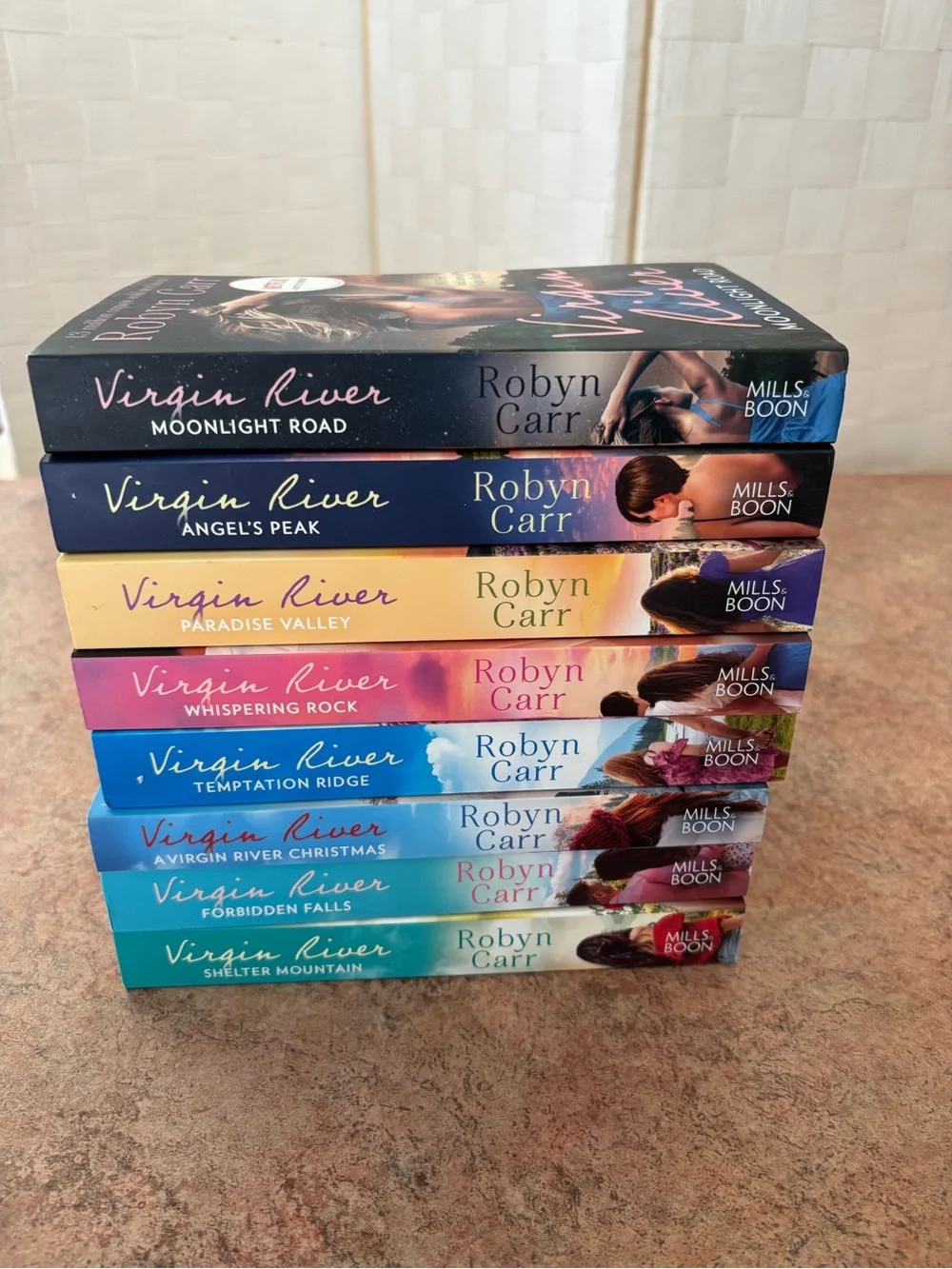 Virgin River Paperback Book Set by Robyn Carr (8 Titles)